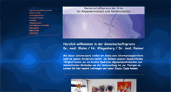 Desktop Screenshot of gemeinschaftspraxis-bluhm.de